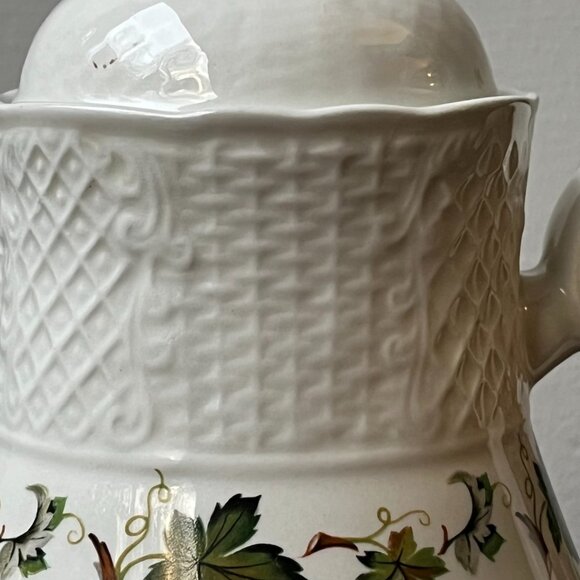 Marlborough Old English Ironstone Simpsons Potters Concord Coffee Pot England - Picture 10 of 16